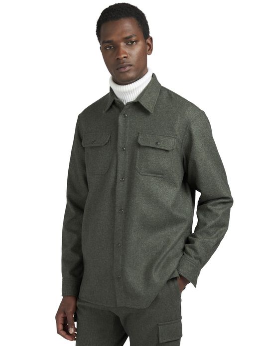 Paul & Shark overhemd blauw katoen met borstzak