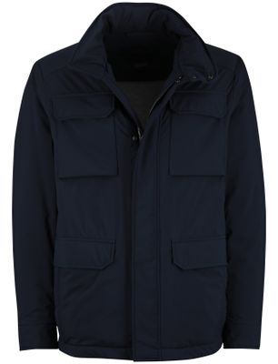 Paul & Shark Paul & Shark winterjas effen navy wijde fit