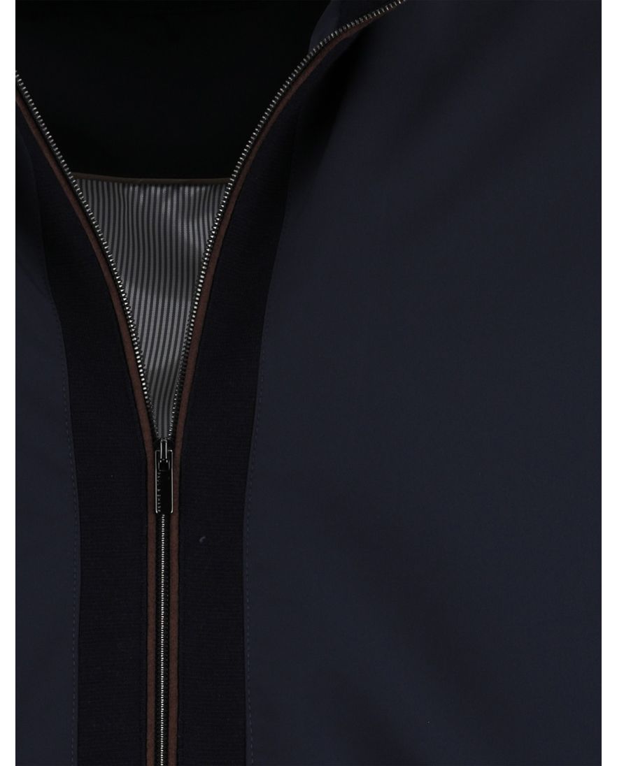 Donkerblauw outdoor vest Paul & Shark met rits