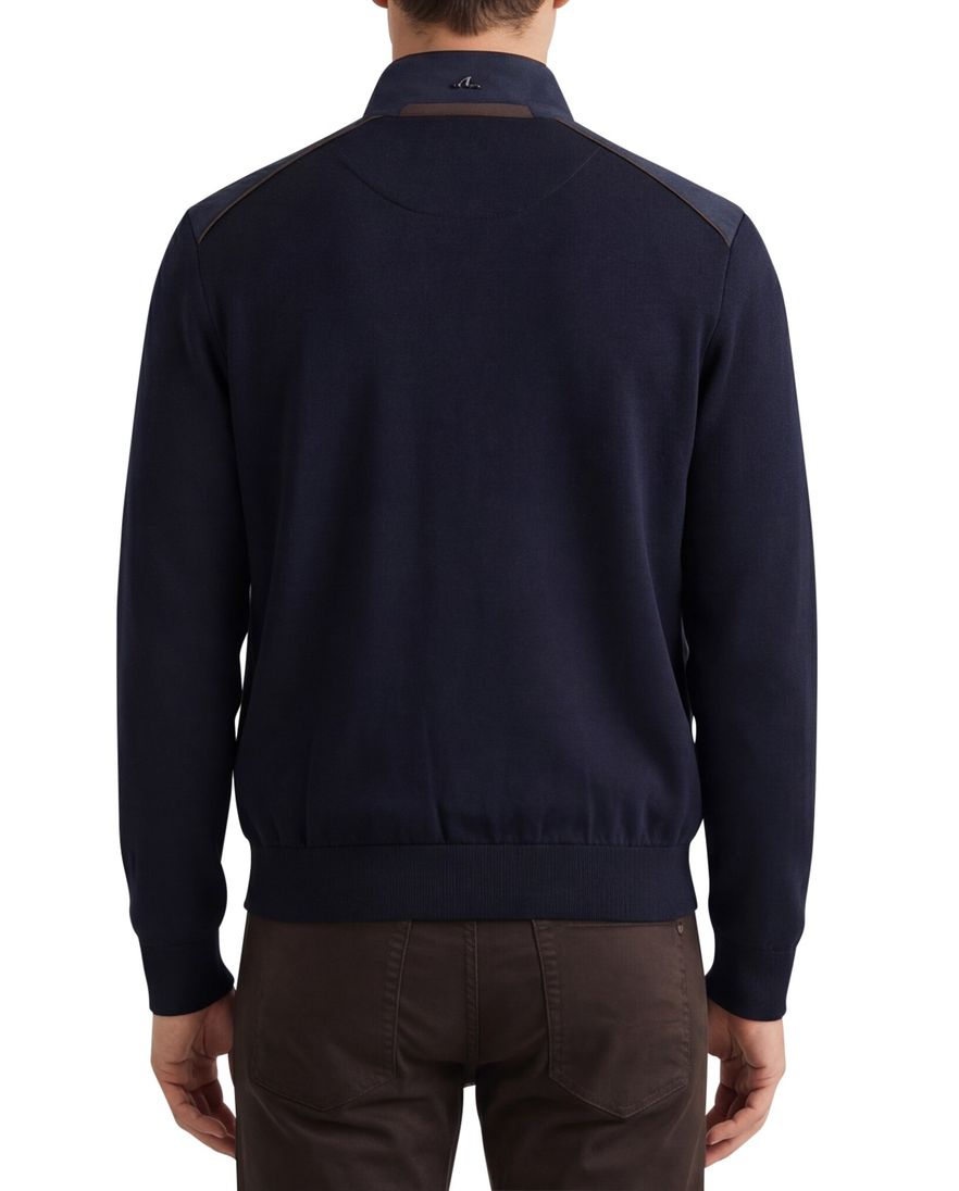 Donkerblauw outdoor vest Paul & Shark met rits