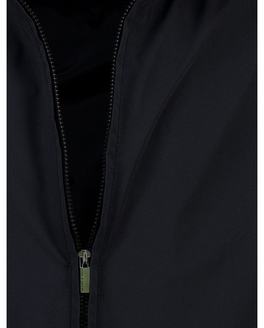 Paul & Shark tussenjas navy 4x4 Stretch hoge hals effen