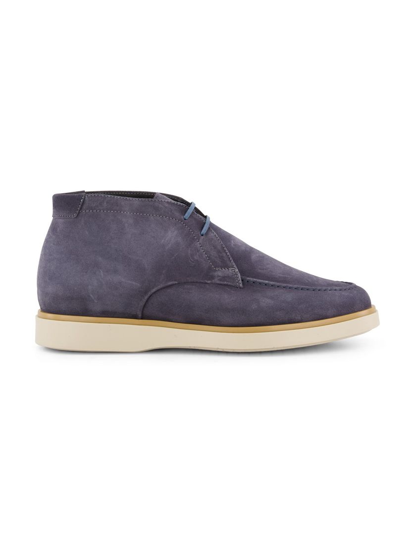Giorgio schoenen blauw effen suede