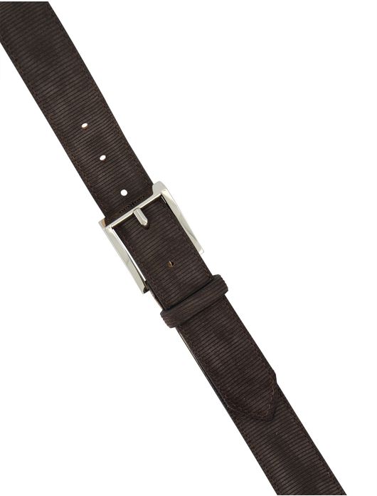 Giorgio riem bruin leer structuur