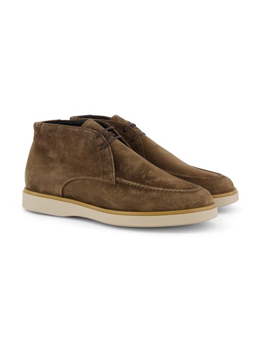 Giorgio schoenen bruin suede