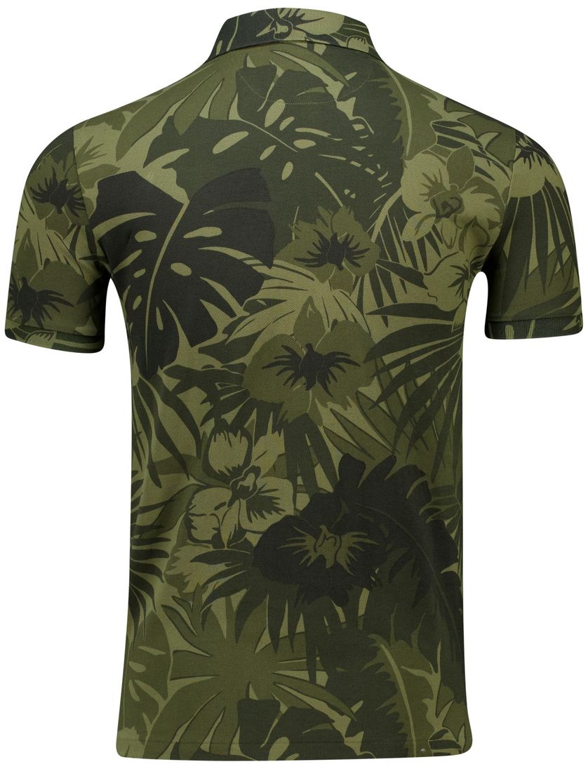 Polo Ralph Lauren polo groen pique printje
