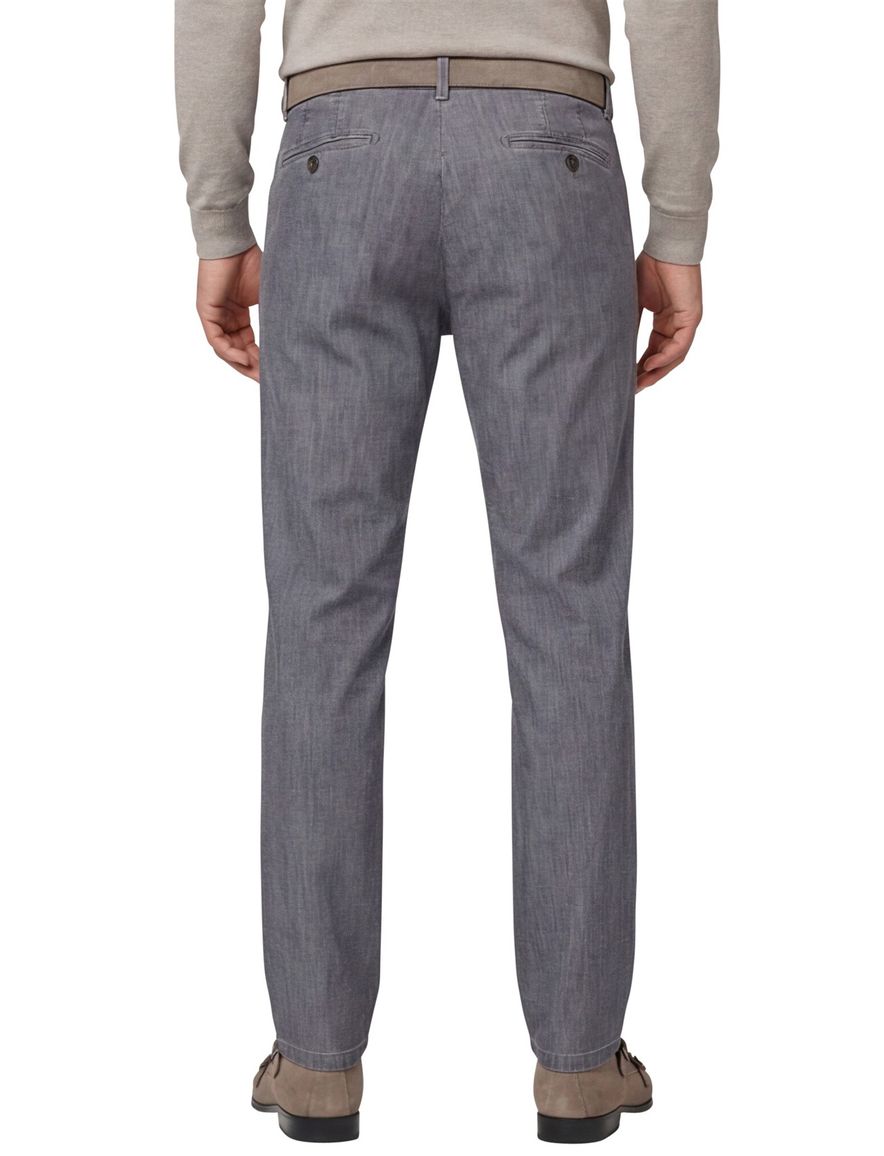 Meyer jeans Dubai grijs effen denim normale fit