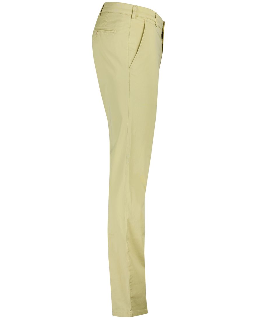 Meyer Rio Pantalon chino geel katoen perfect fit