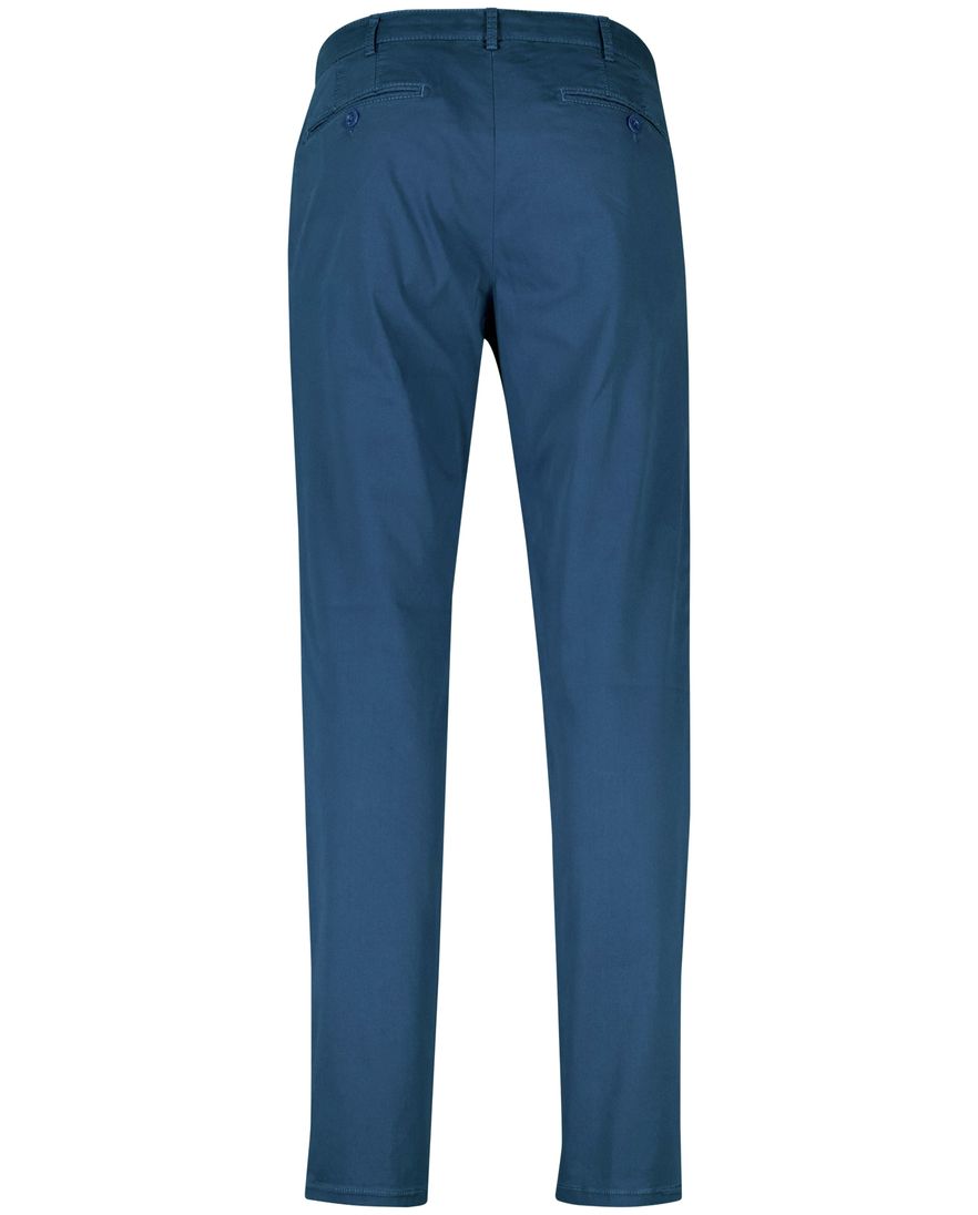 Meyer Rio Pantalon blauw perfect fit katoen zonder omslag