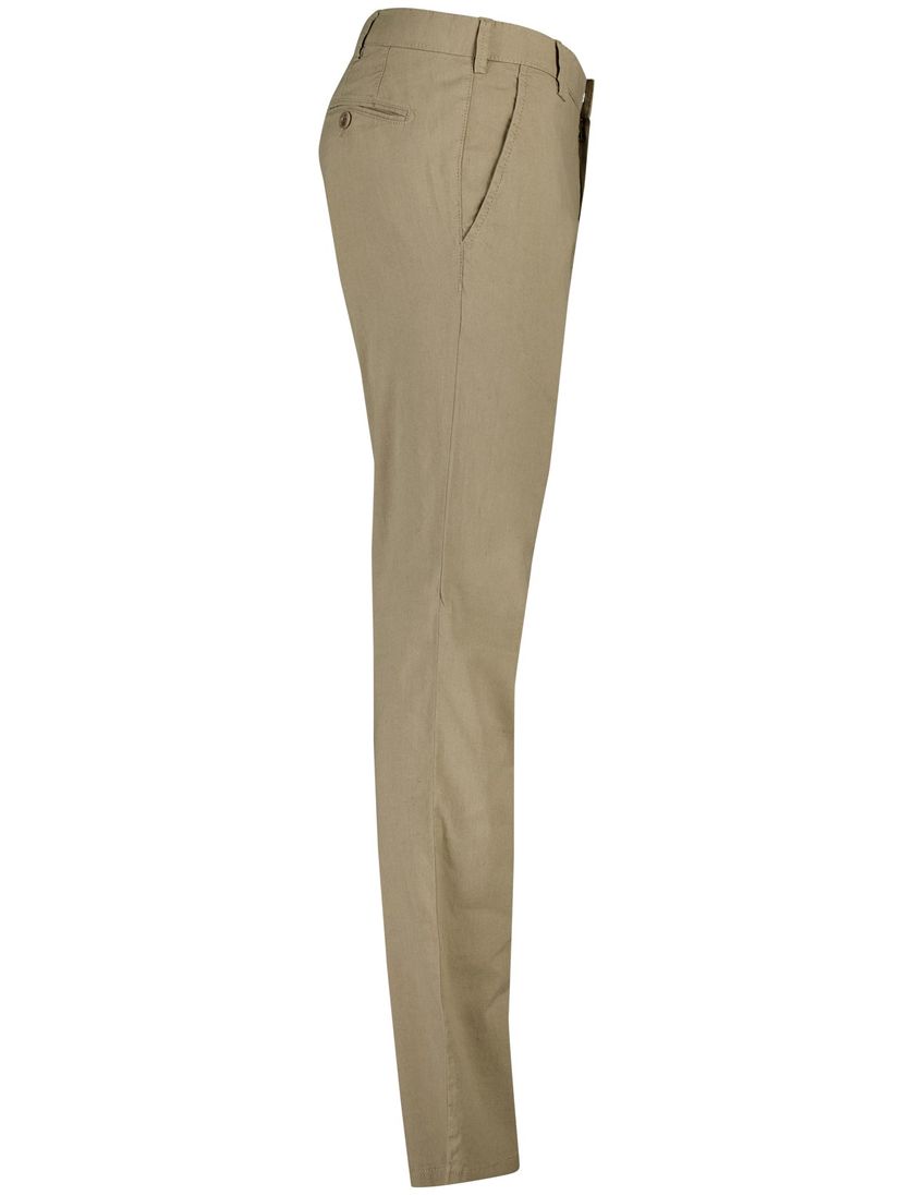 Meyer Pantalon chino Rio bruin perfect fit