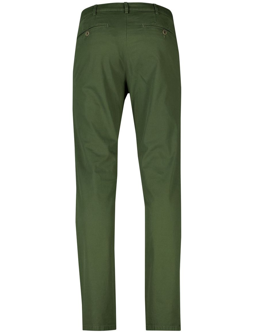 Meyer Pantalon katoen groen perfect fit