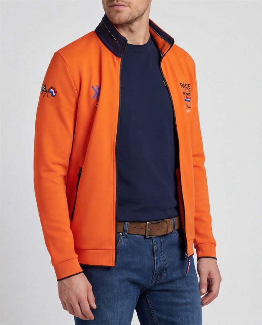 Portofino Racing Collection racevest oranje zonder capuchon
