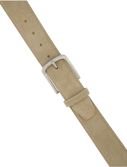 Lindenmann riem suède beige