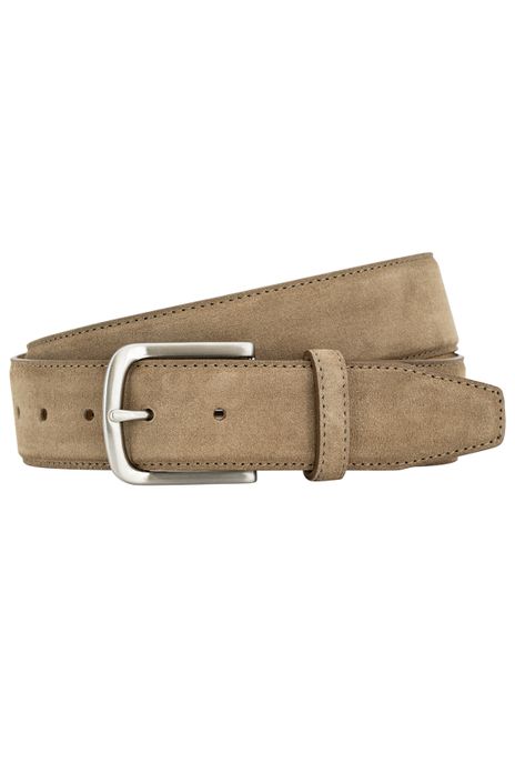 Lindenmann riem suède beige
