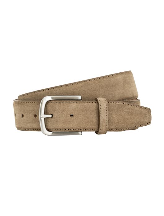 Lindenmann riem suède beige