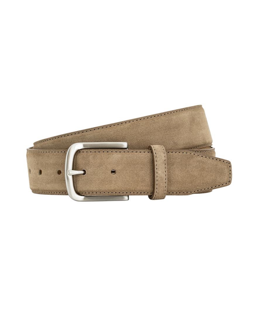 Lindenmann riem suède beige