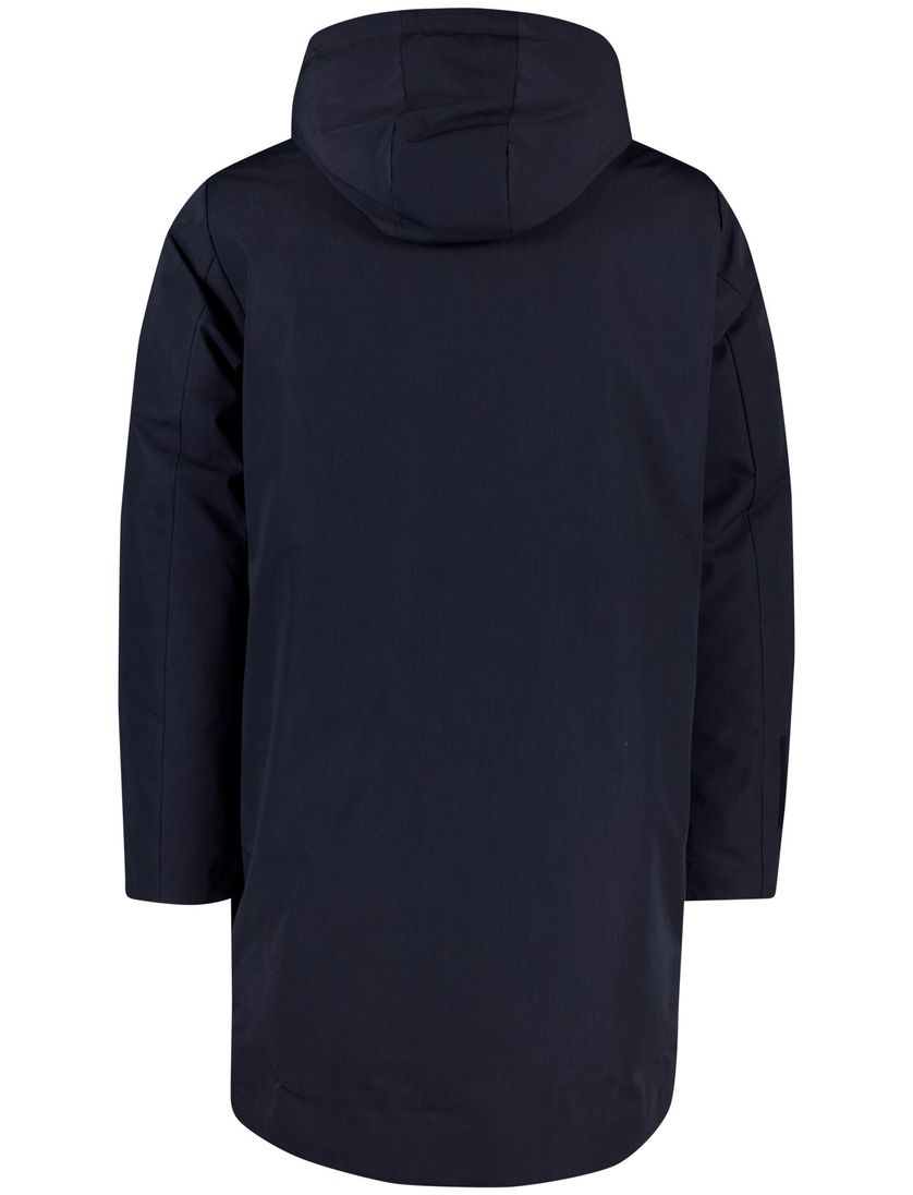 People of Shibuya winterjas donkerblauw Tedori polyester