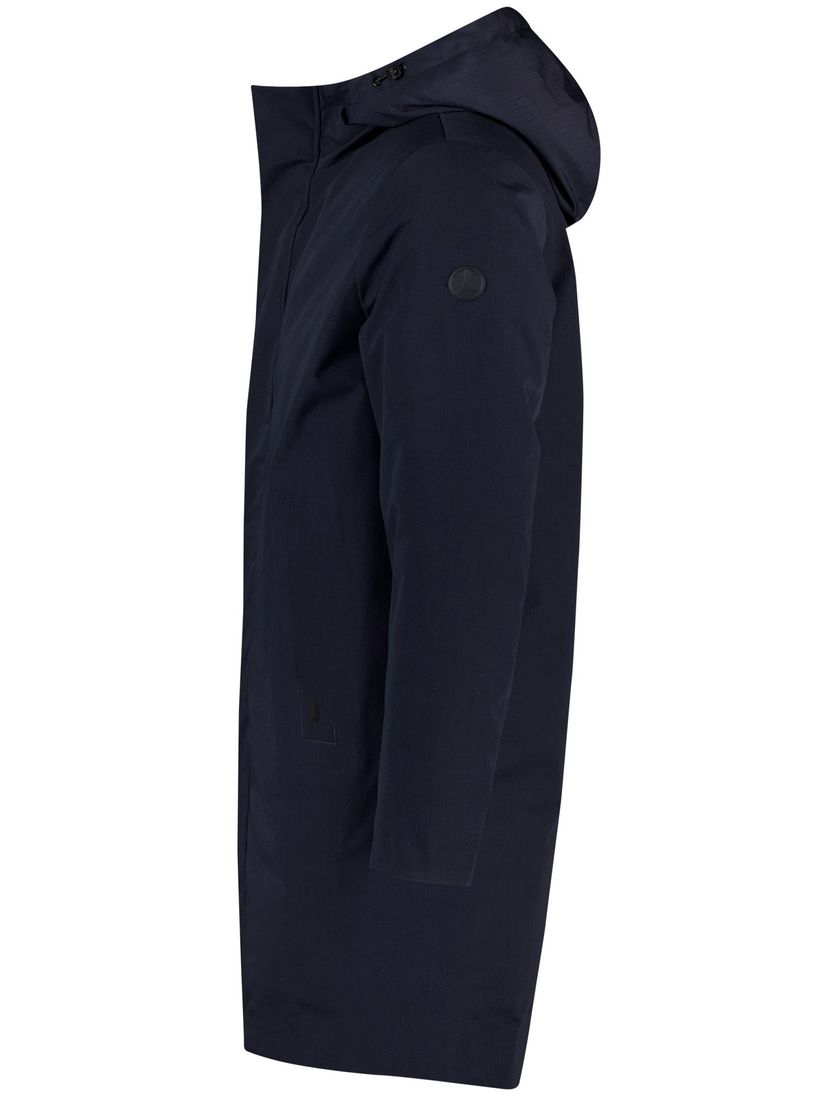 People of Shibuya winterjas donkerblauw Tedori polyester