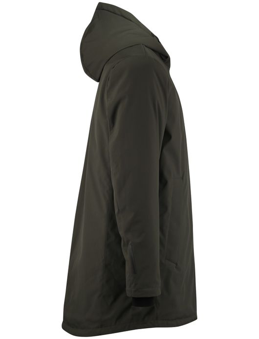 People of Shibuya parka jas groen waterdicht normale fit effen