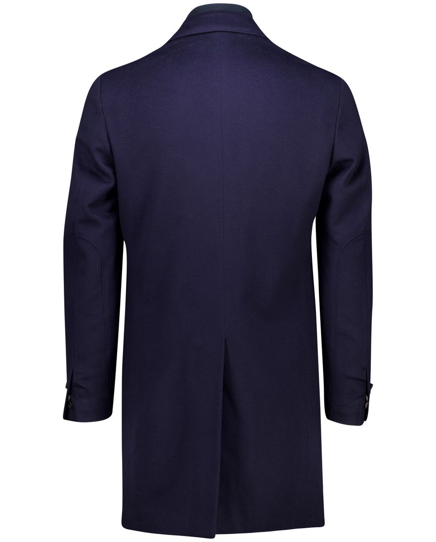 Corneliani jas lang donkerblauw effen