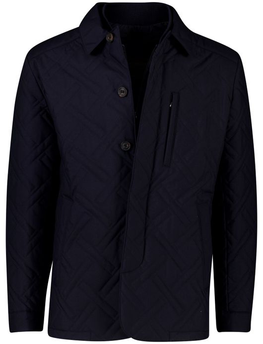 Corneliani jas donkerblauw polyeste