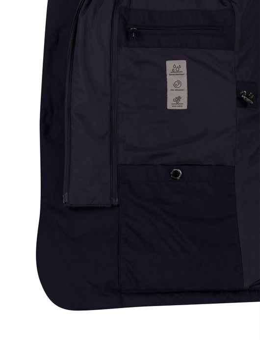 Corneliani jas donkerblauw polyeste