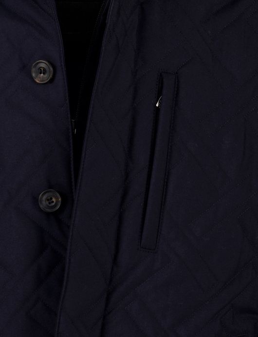 Corneliani jas donkerblauw polyeste