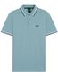 BOSS Green Paddy Open korte mouw polo blauw effen