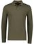 BOSS Orange Passerby polo lange mouw groen