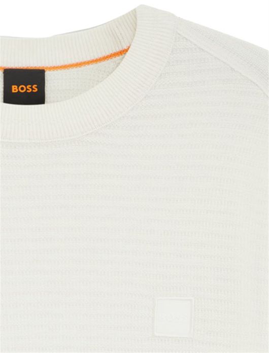 Boss Orange trui wit effen
