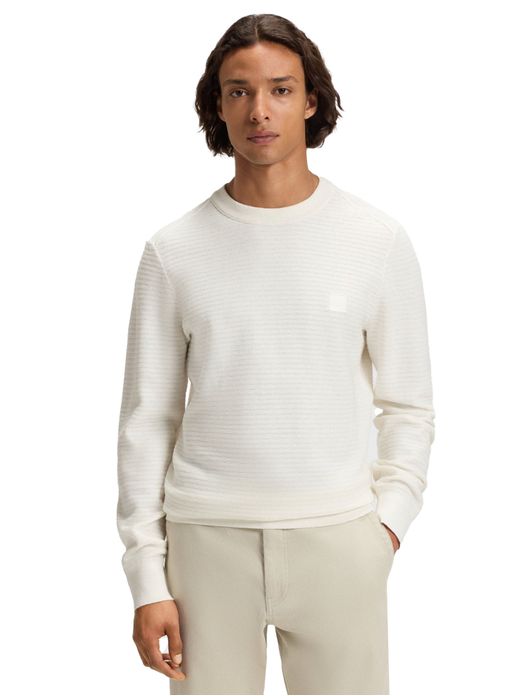 Boss Orange trui wit effen