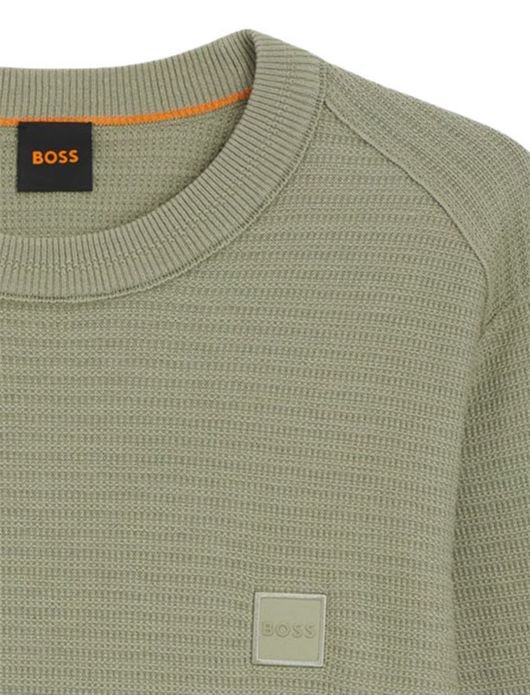 Boss Orange trui groen effen