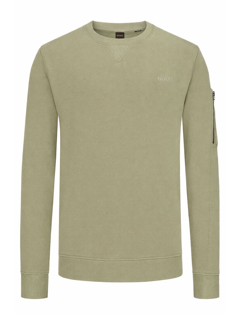 trui ronde hals katoen BOSS Orange big&tall