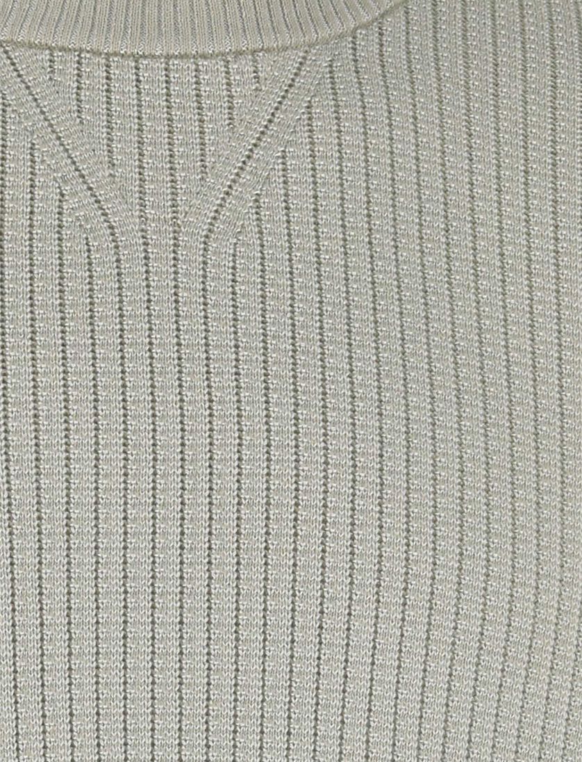 BOSS Orange trui ronde hals groen effen