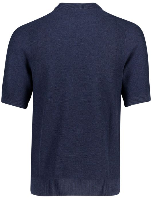 poloshirt korte mouw donkerblauw Boss orange