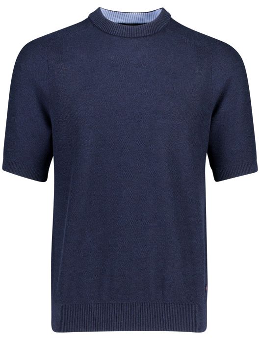 poloshirt korte mouw donkerblauw Boss orange
