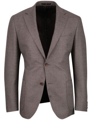 Dressler Dressler colbert bruin geprint