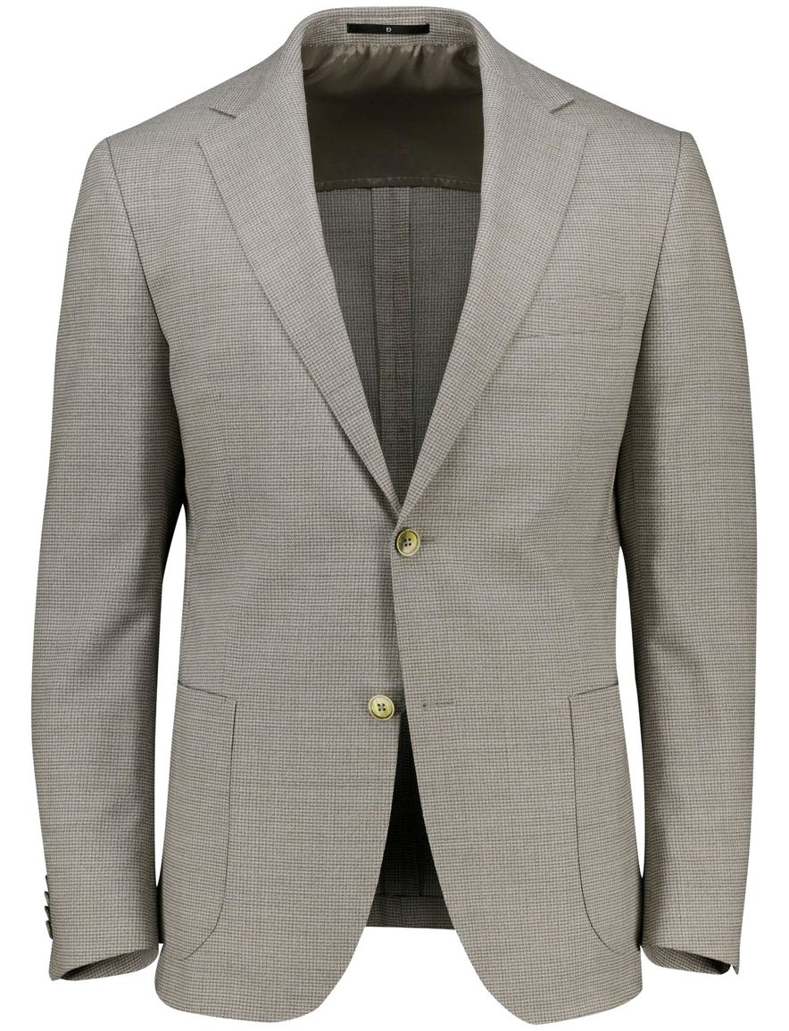 Dressler colberts beige geruit