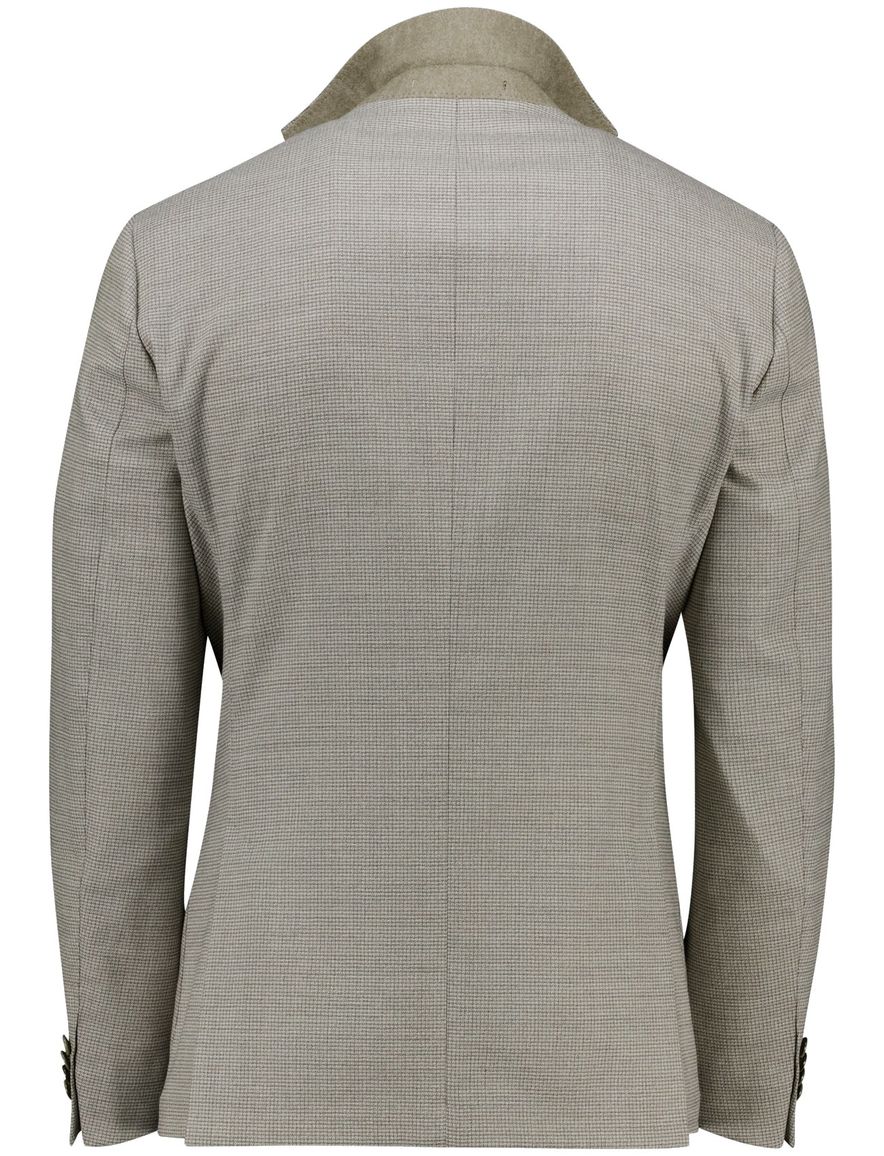 Dressler colberts beige geruit