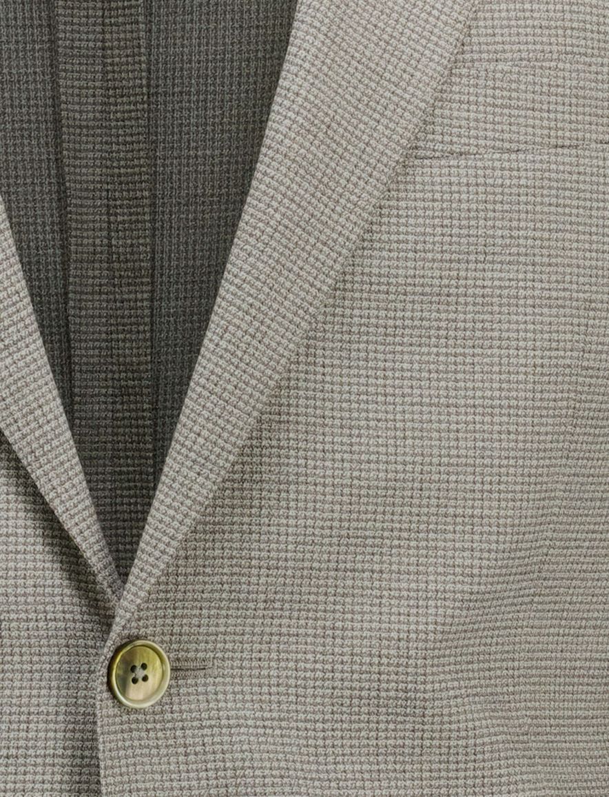 Dressler colberts beige geruit