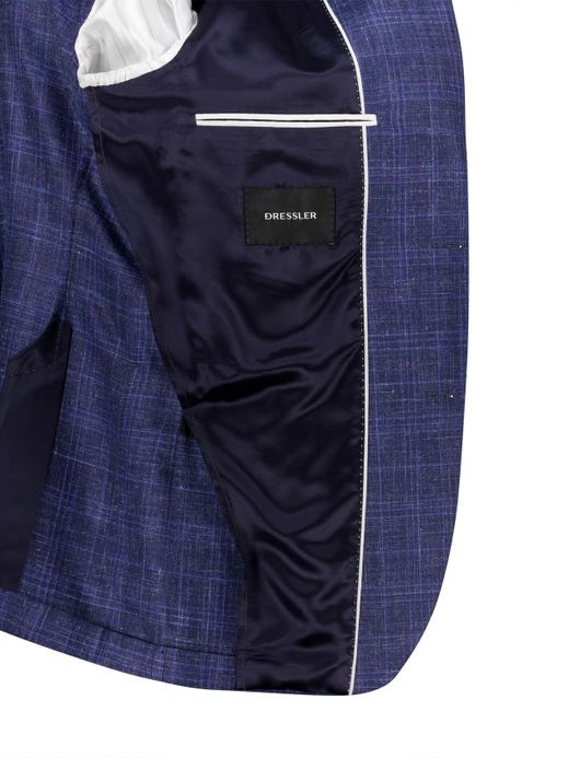 Dressler Colberts donkerblauw geruit