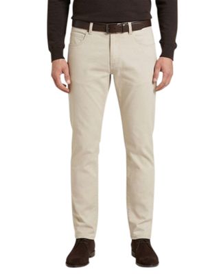 Gardeur Gardeur Pantalon Bill 5-pocket creme katoen effen