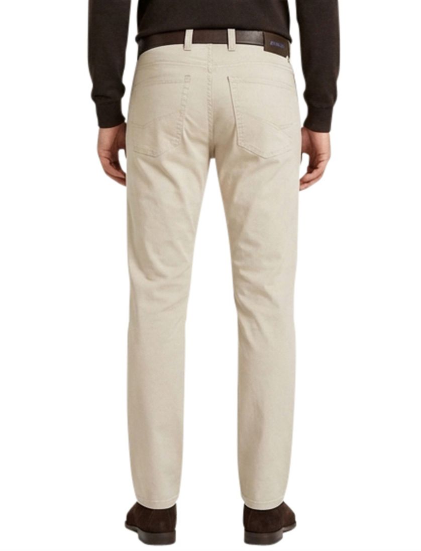 Gardeur Pantalon Bill 5-pocket creme katoen elastaan