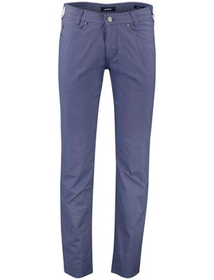 Gardeur Gardeur Pantalon Bill 5-pocket blauw katoen zonder omslag