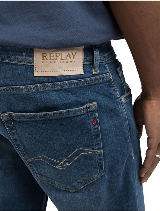 Replay jeans Grover blauw straight fit