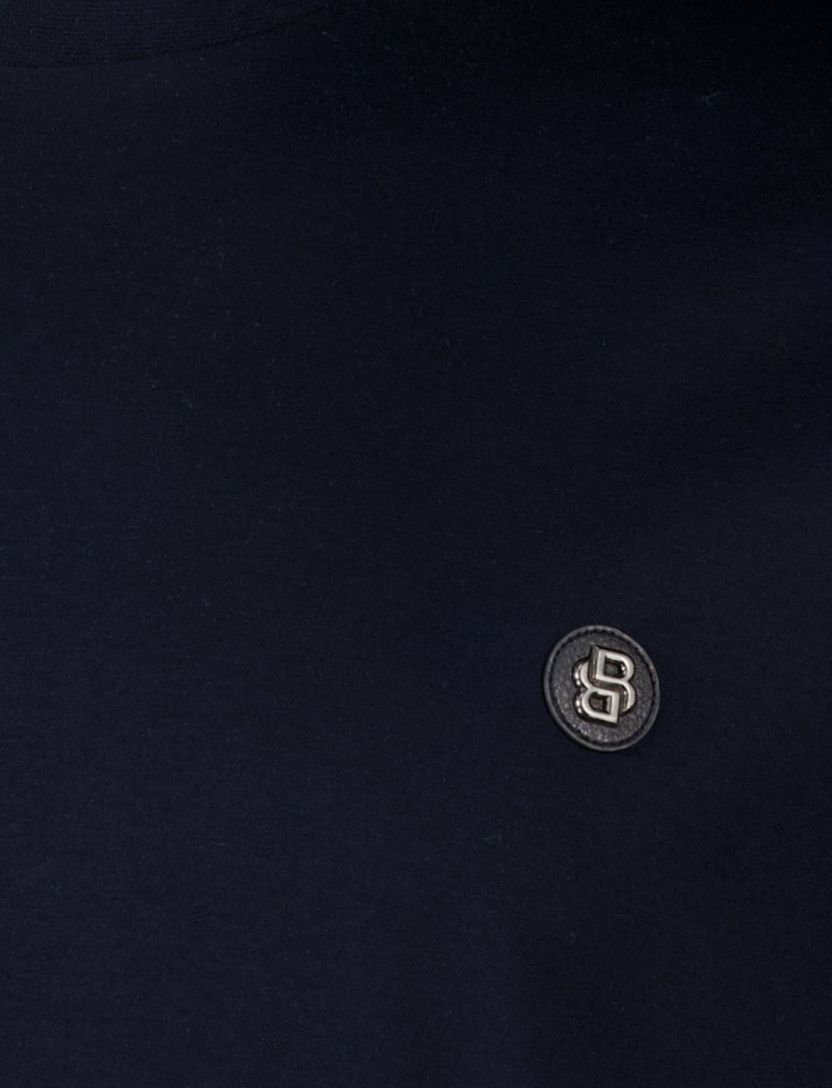 t-shirt Boss Black donkerblauw katoen