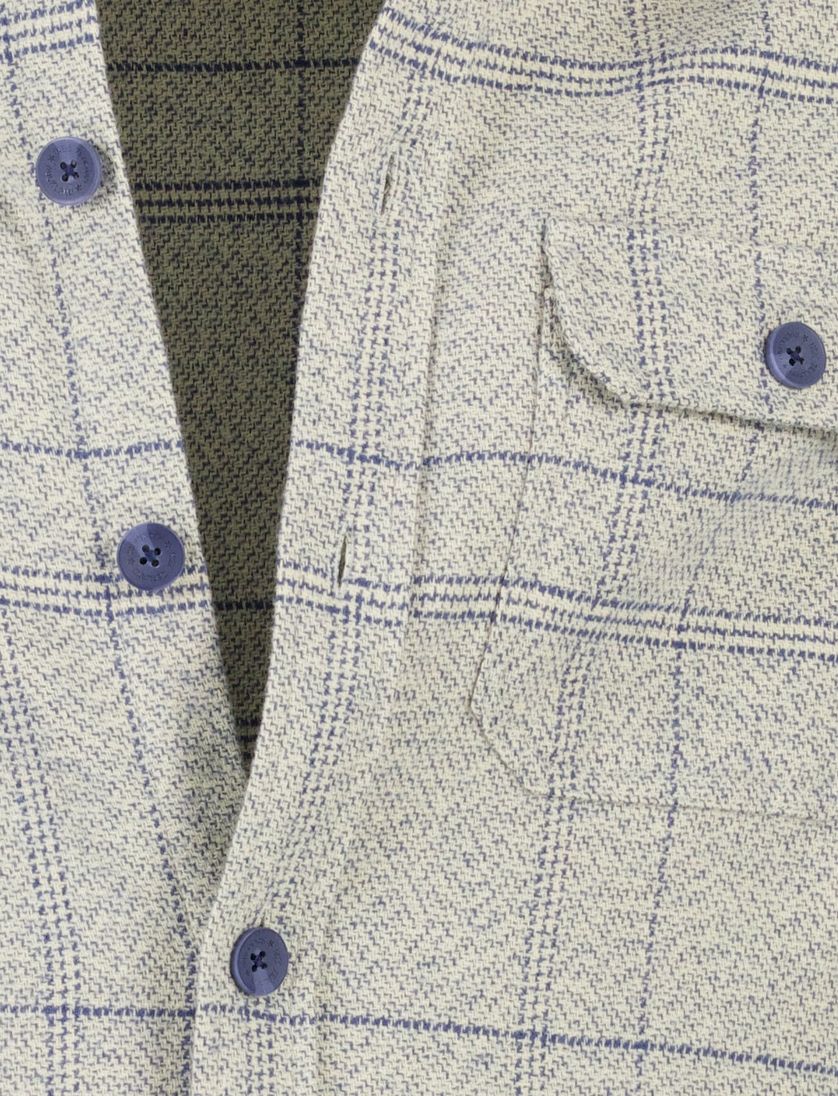 NZA overshirt beige katoen