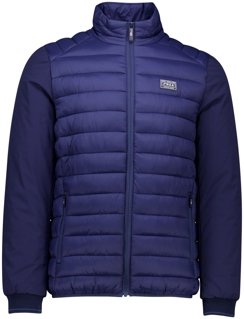 New Zealand tussenjas donkerblauw afneembare capuchon normale fit