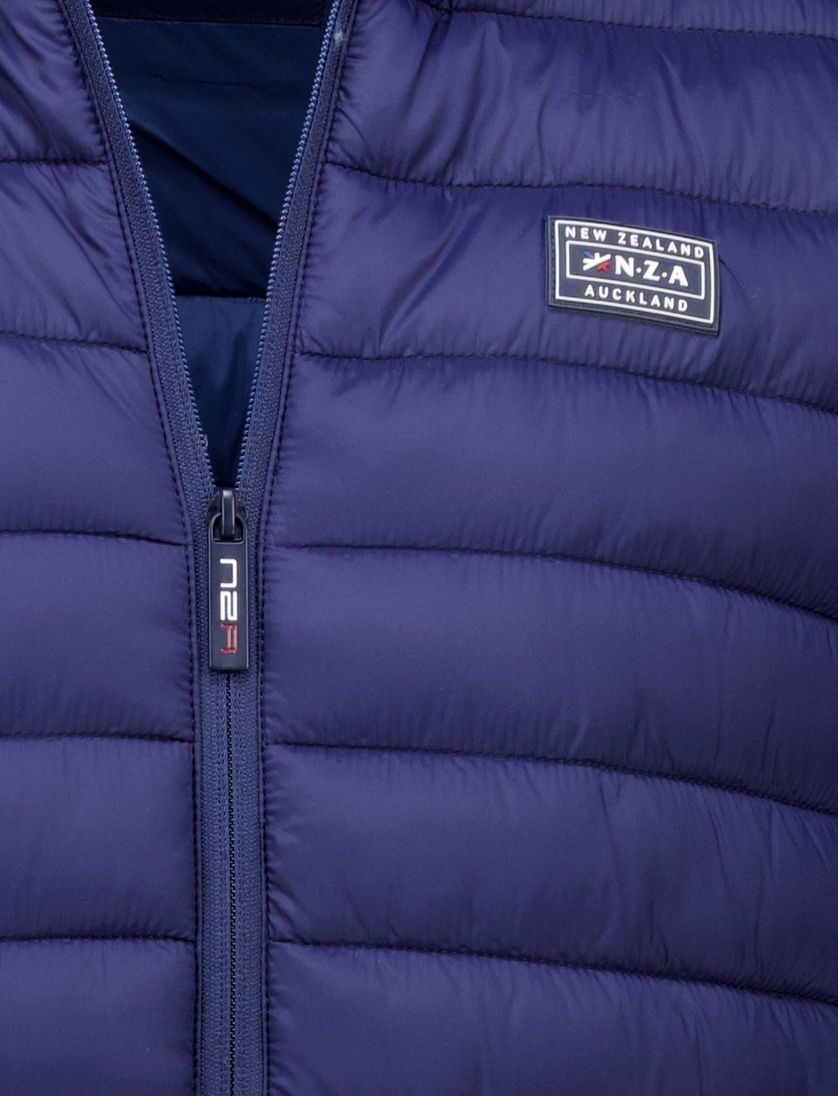 New Zealand tussenjas donkerblauw afneembare capuchon normale fit