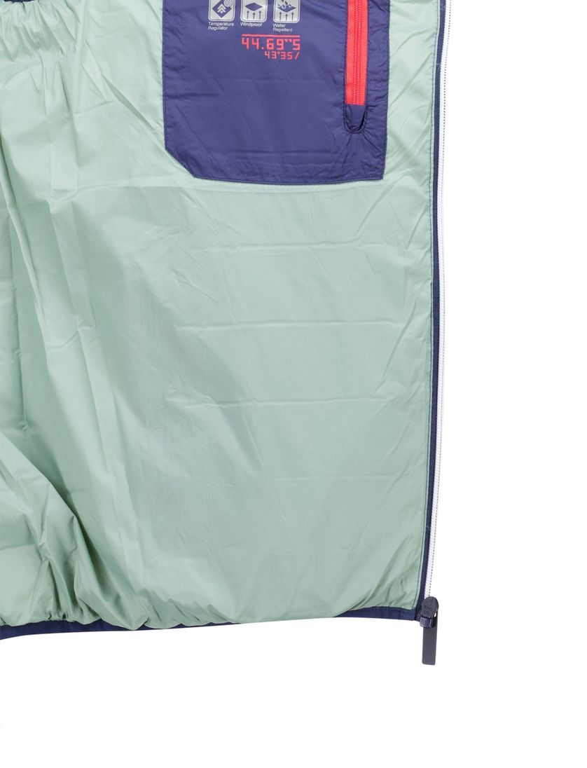 NZA bodywarmer blauw effen waterafstotend normale fit