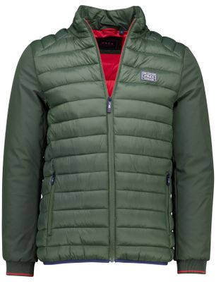 New Zealand New Zealand effen groen tussenjas normale fit